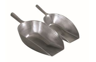 Pelle à grains en aluminium